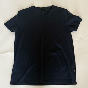 BOSS - MERCERISED-COTTON T-SHIRT IN A SLIM FIT - M